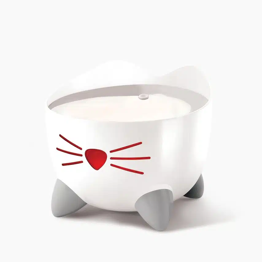 CATIT PIXI FOUNTAIN WHITE WITH STAINLESS STEEL 2.5L